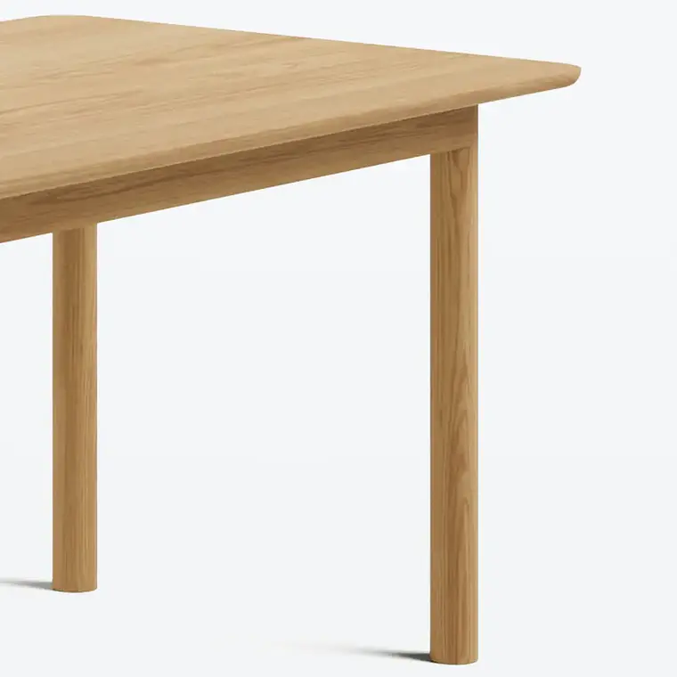 Mesa de roble de demostración 3