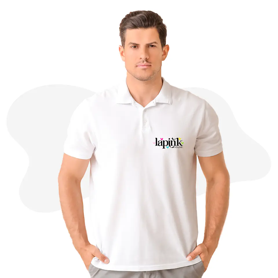 Polera Pique Unisex Caballero Niño Logotipo 2