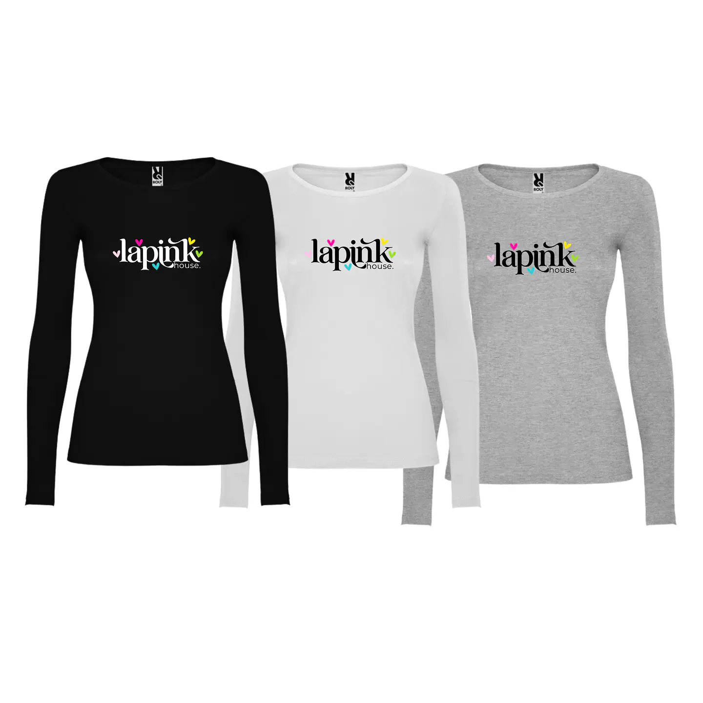 Polera Manga Larga Dama Personalizada Logotipo 2