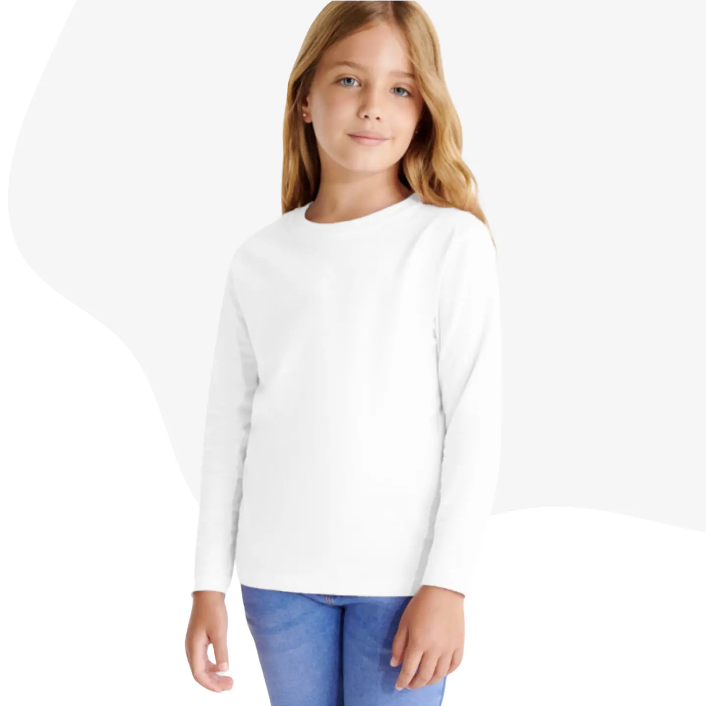 Polera Manga Larga Unisex Hombre Niño Personalizada Logotipo 3