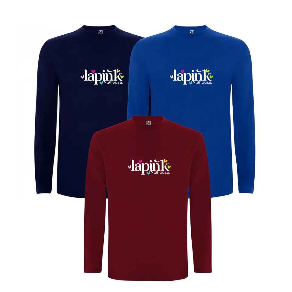 Polera Manga Larga Unisex Niño Personalizada Logotipo 5