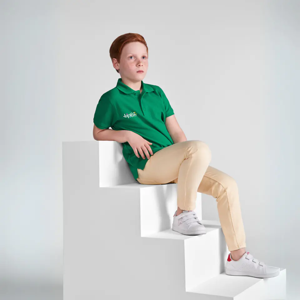 Polera Pique Niño Personalizada Logotipo 1