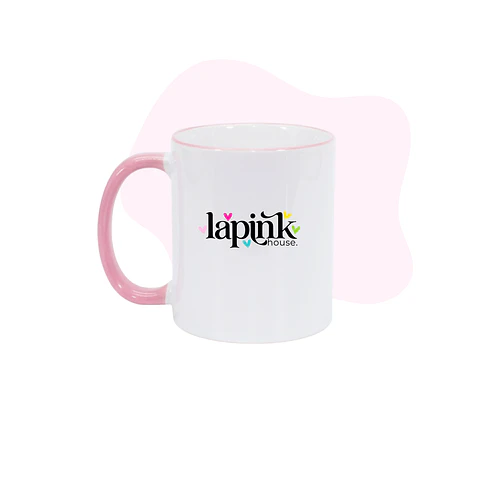 Tazon Mug Personalizado 11 oz Mango y Borde Color