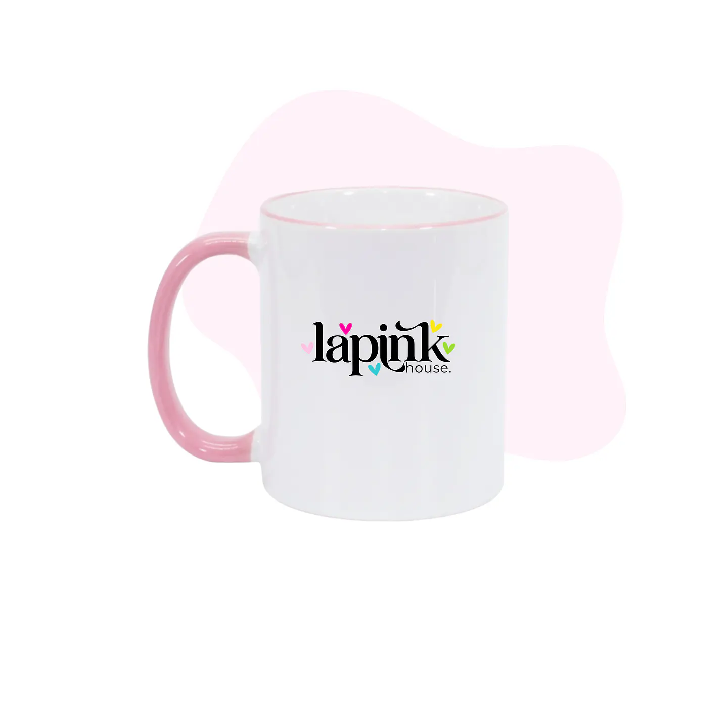 Tazon Mug Personalizado 11 oz Mango y Borde Color 1