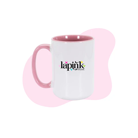 Tazon Mug Personalizado 15 oz Mango e Interior Color