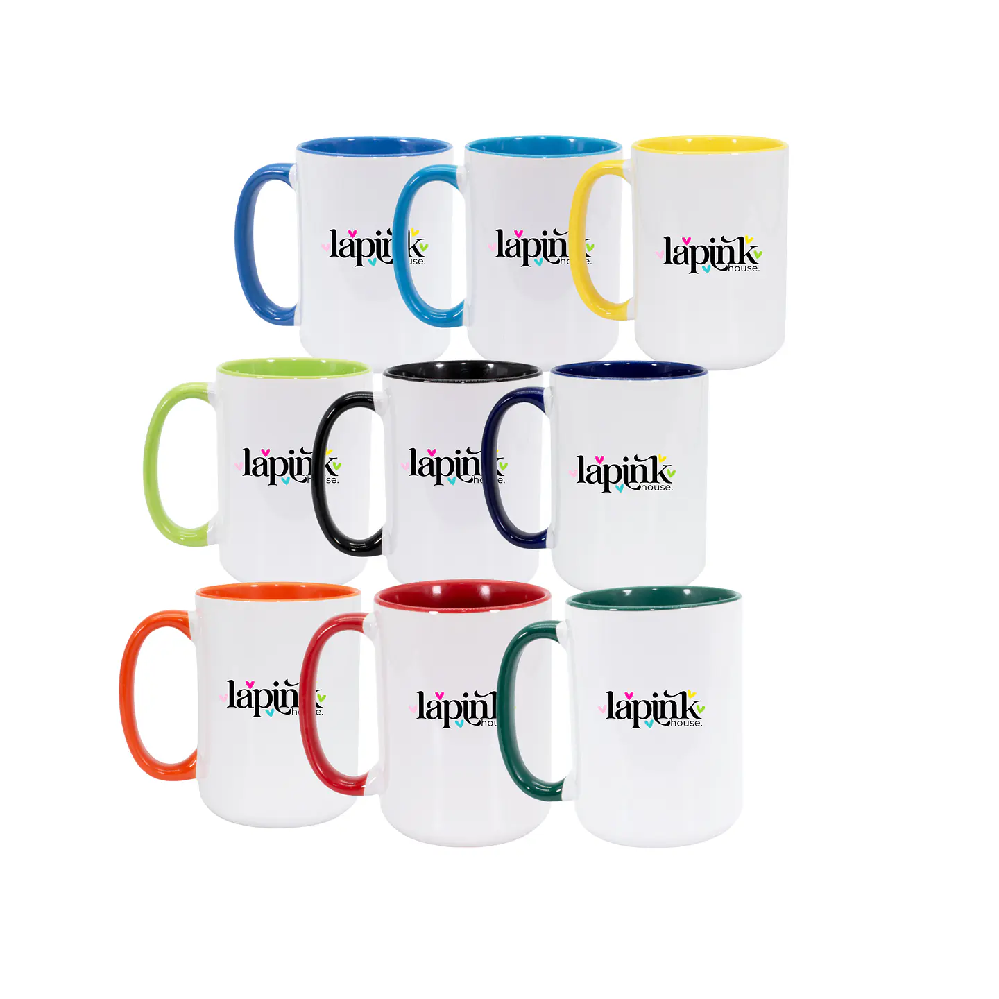 Tazon Mug Personalizado 15 oz Mango e Interior Color 2