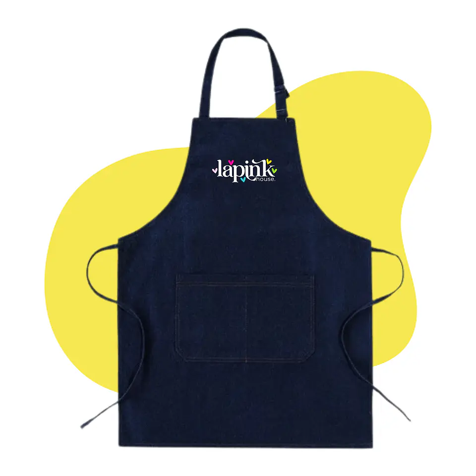 Pechera Mezclilla Personalizada Logotipo  1