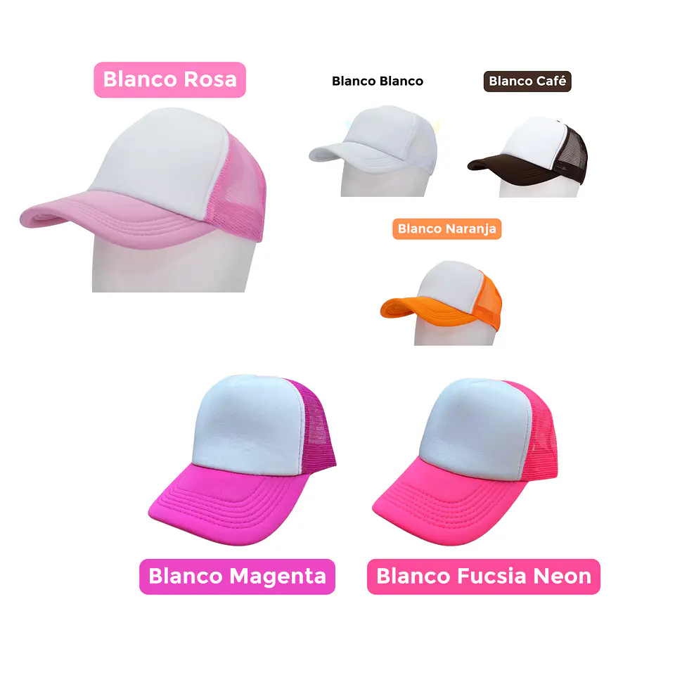 Gorra Jockey Malla Personalizada Logotipo 2