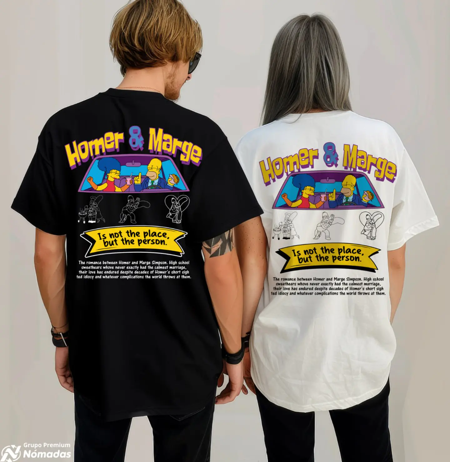 Polera San Valentin Dia del Amor y la Amistad Los Simpsons 3