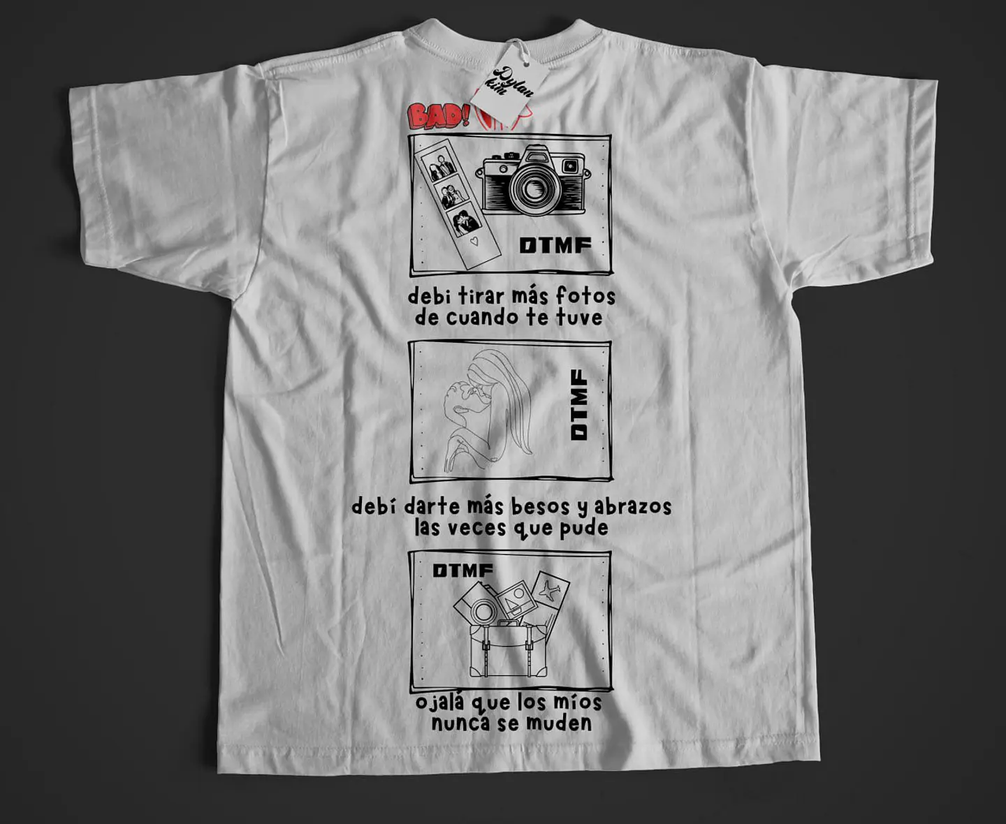 Polera Algodon Bad Bunny DTMF 2