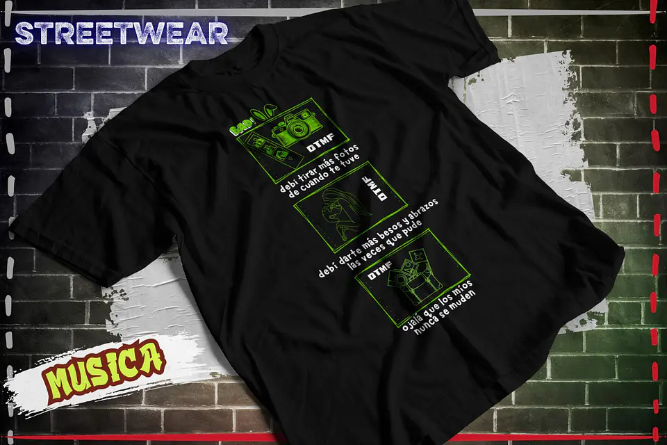 Polera Algodon Bad Bunny DTMF 3