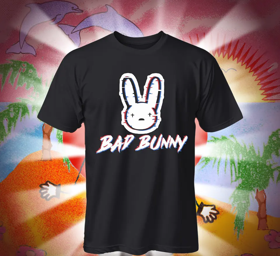 Polera Algodon Bad Bunny  2