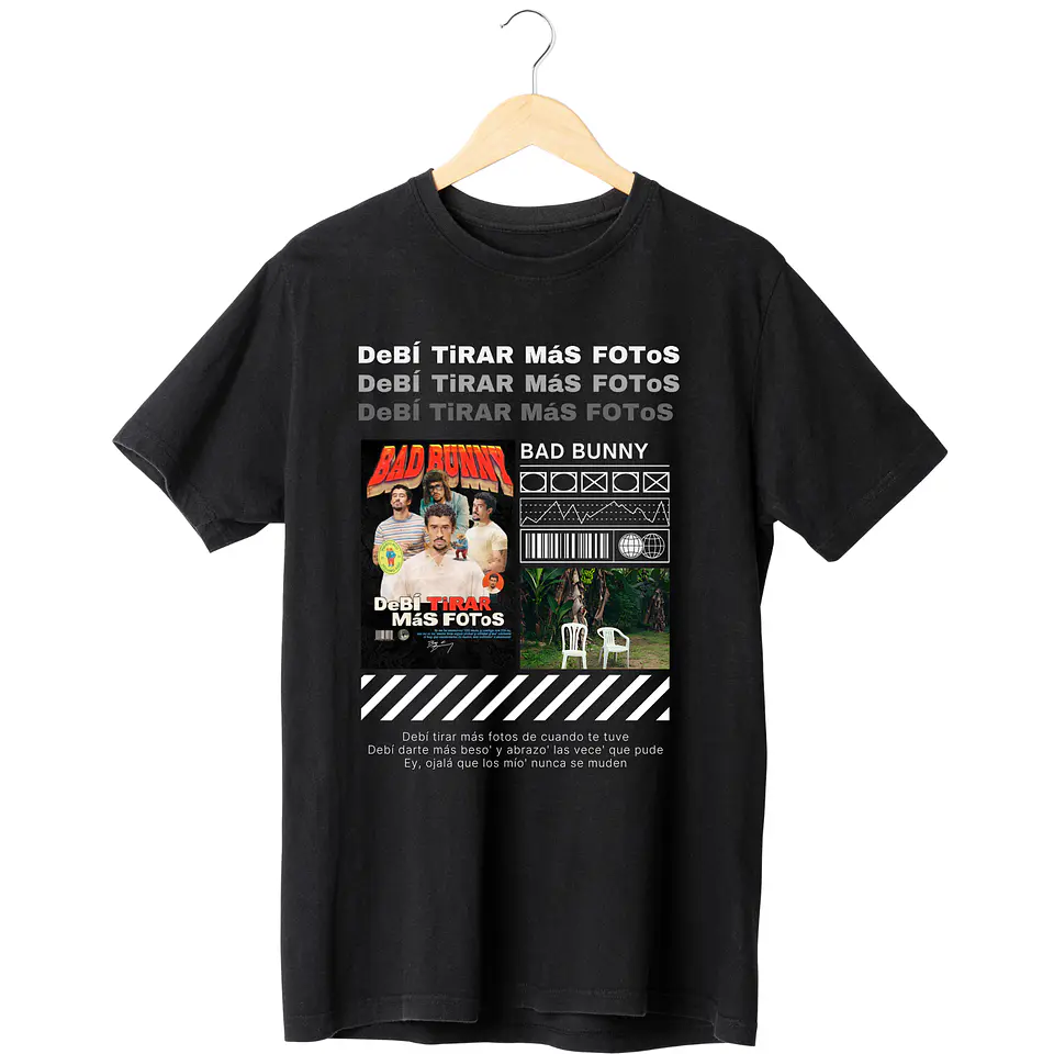 Polera Algodon Bad Bunny DTMF 8