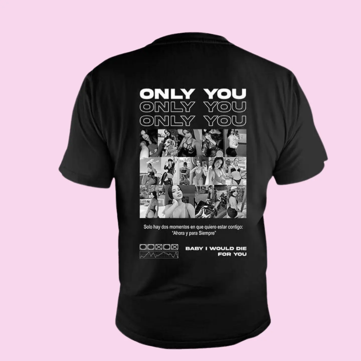 Polera Personalizada Girlfriend Boyfriend Only You 2