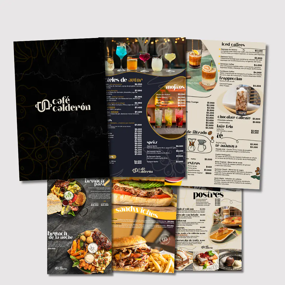 Diseño de Menú o Catalogo 3