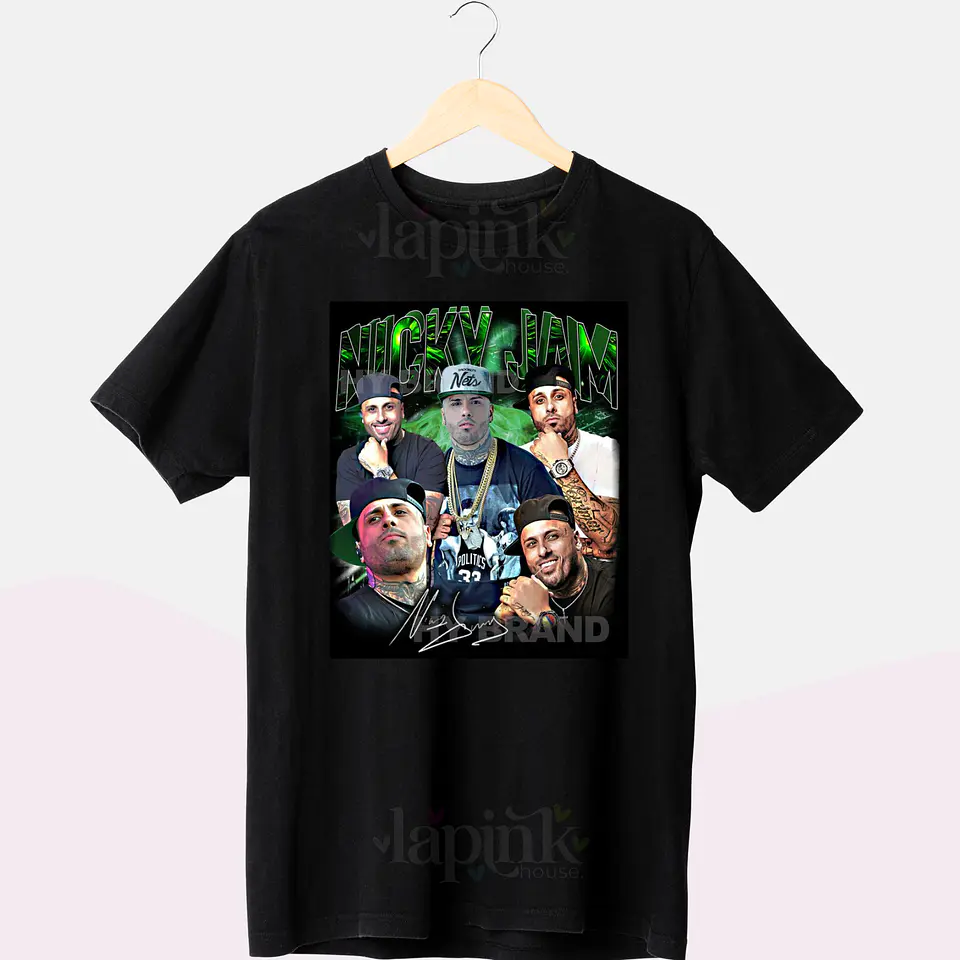 Polera Algodon Nicky Jam  2