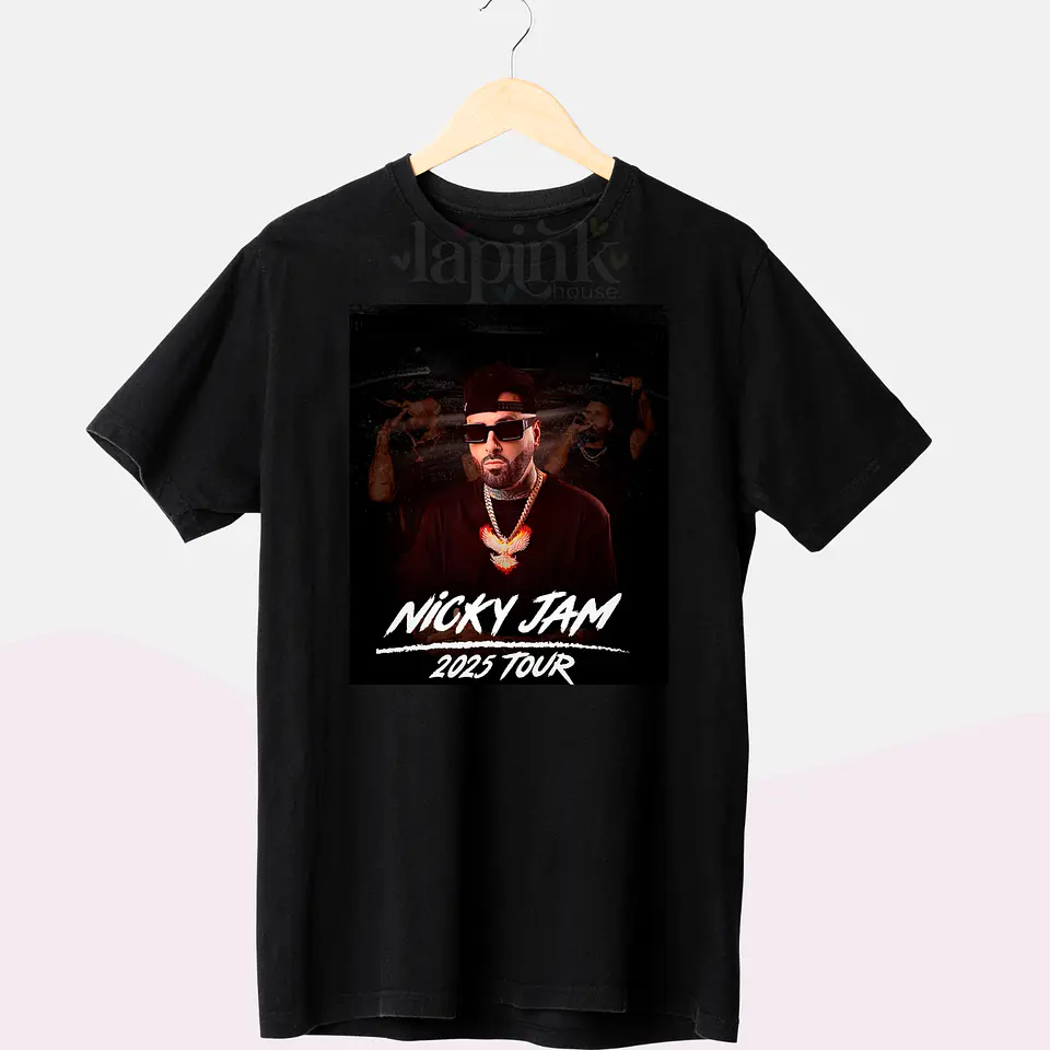 Polera Algodon Nicky Jam  5