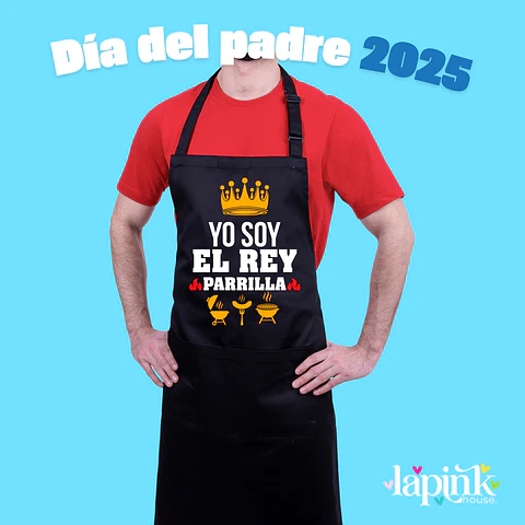 Pechera Día del Padre Papá Parrillero