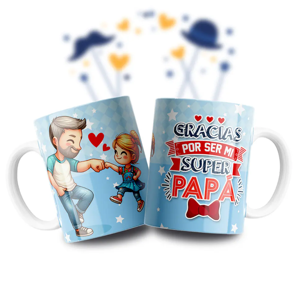 Mug Taza Tazon 11 oz Dia del Padre 11
