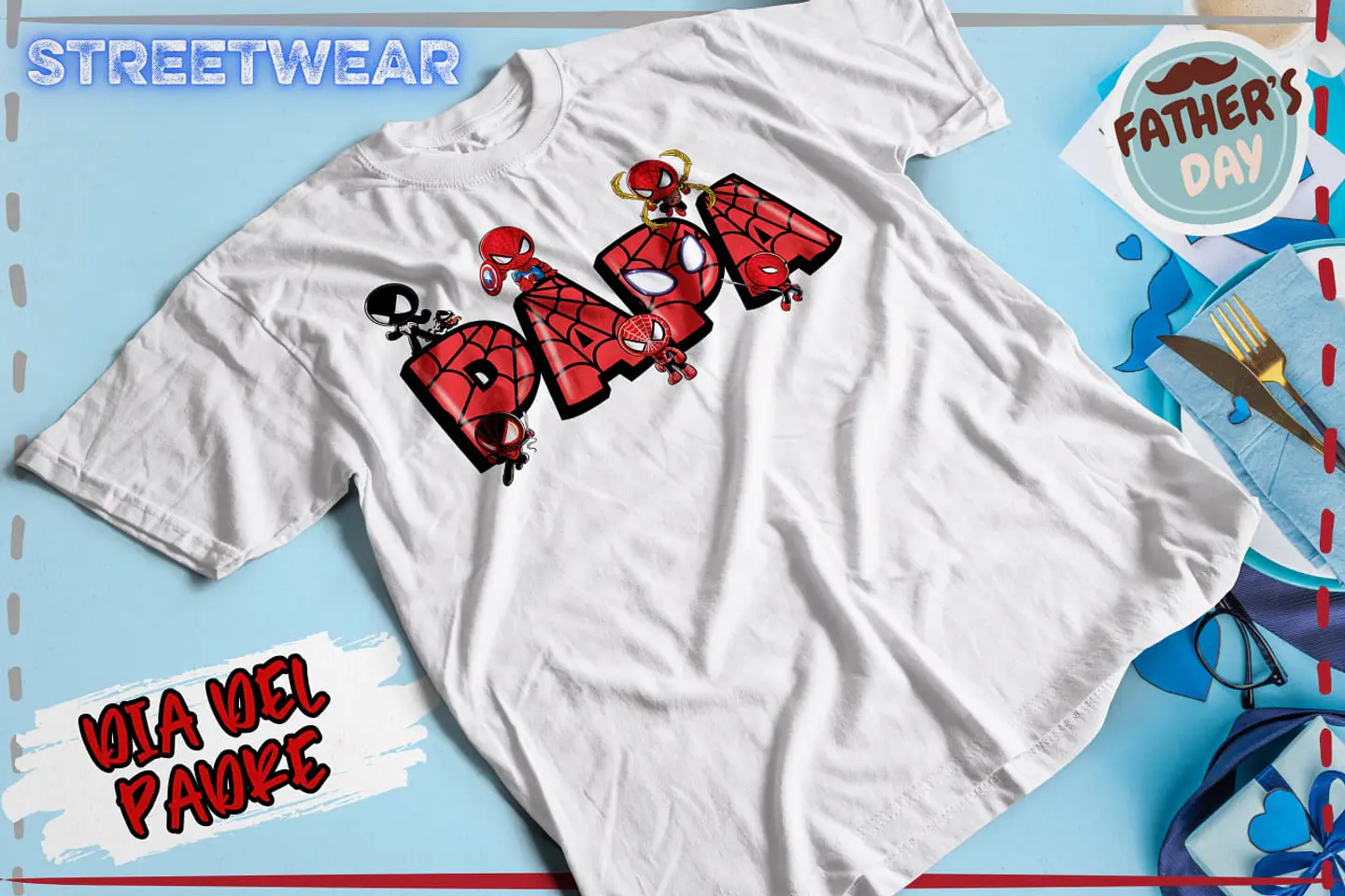 Dia del Padre Diseños Varios Cartoon Spiderman Toy Story Mickey Pokemon Cars Harry Potter Sonic Rey Leon 7