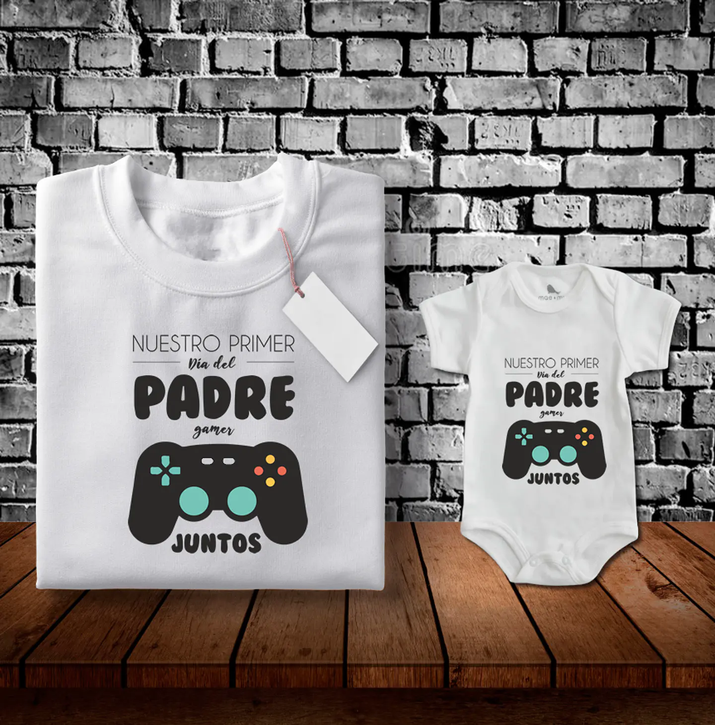 Poleras Dia del Padre Duo Papa e Hijo/a 9