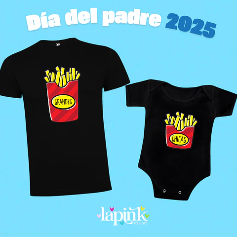 Poleras Dia del Padre Duo Papa e Hijo/a