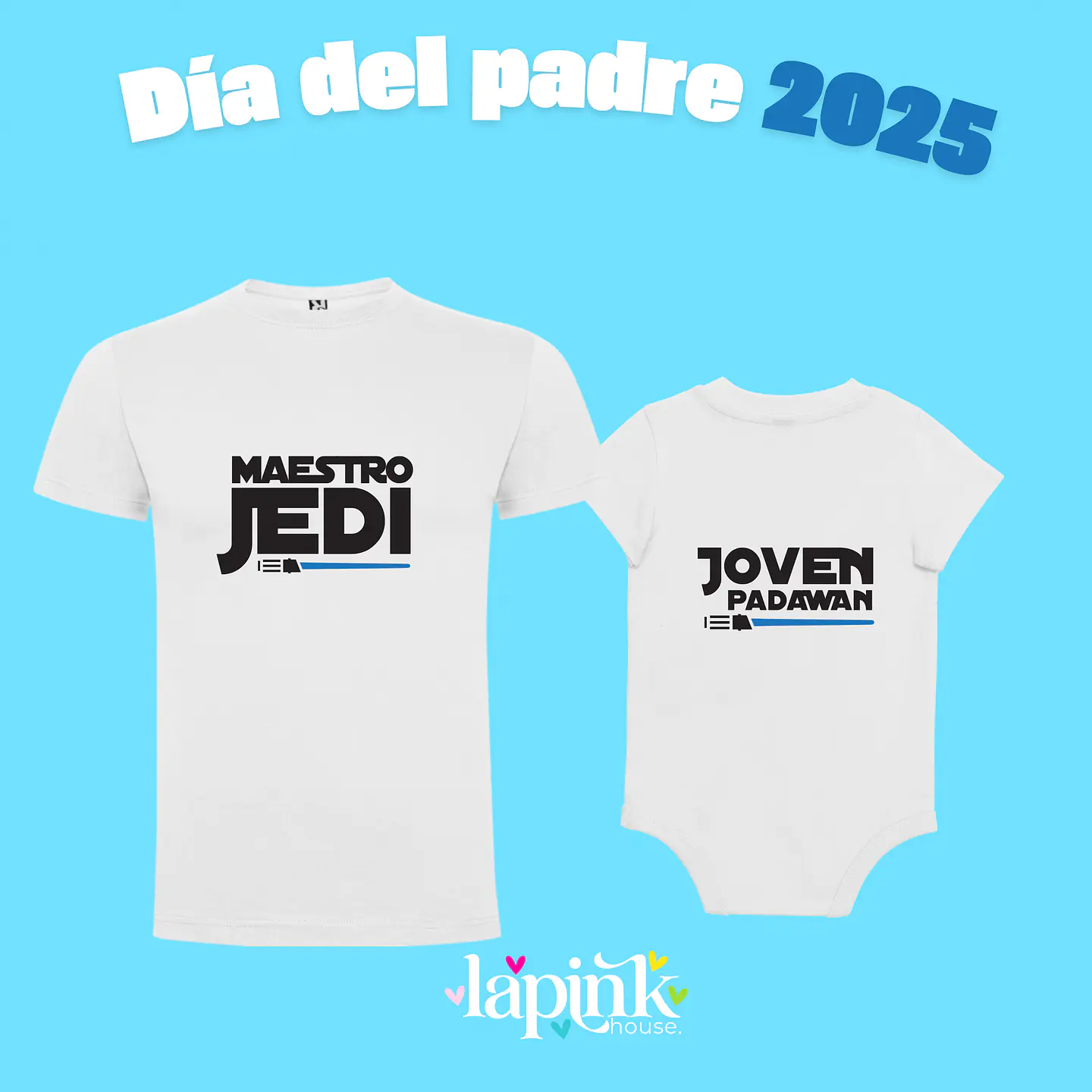 Poleras Dia del Padre Duo Papa e Hijo/a 3