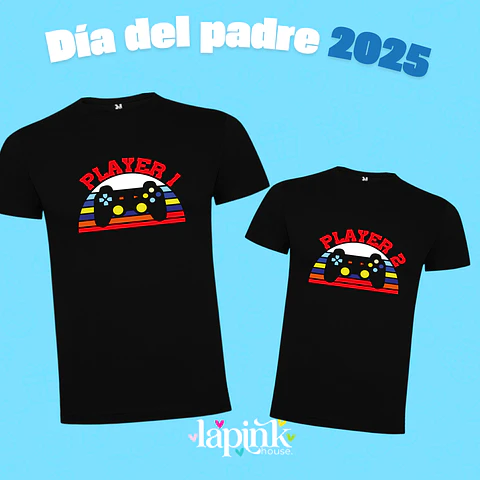 Poleras Dia del Padre Duo Papa e Hijo/a