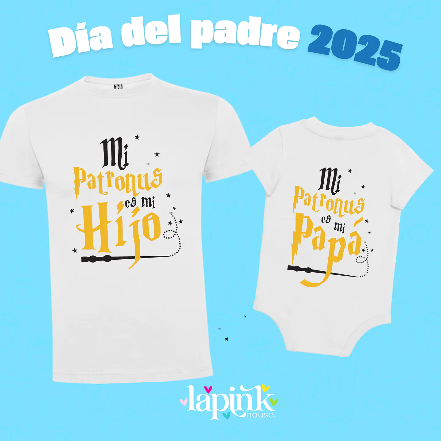 Poleras Dia del Padre Duo Papa e Hijo/a 4