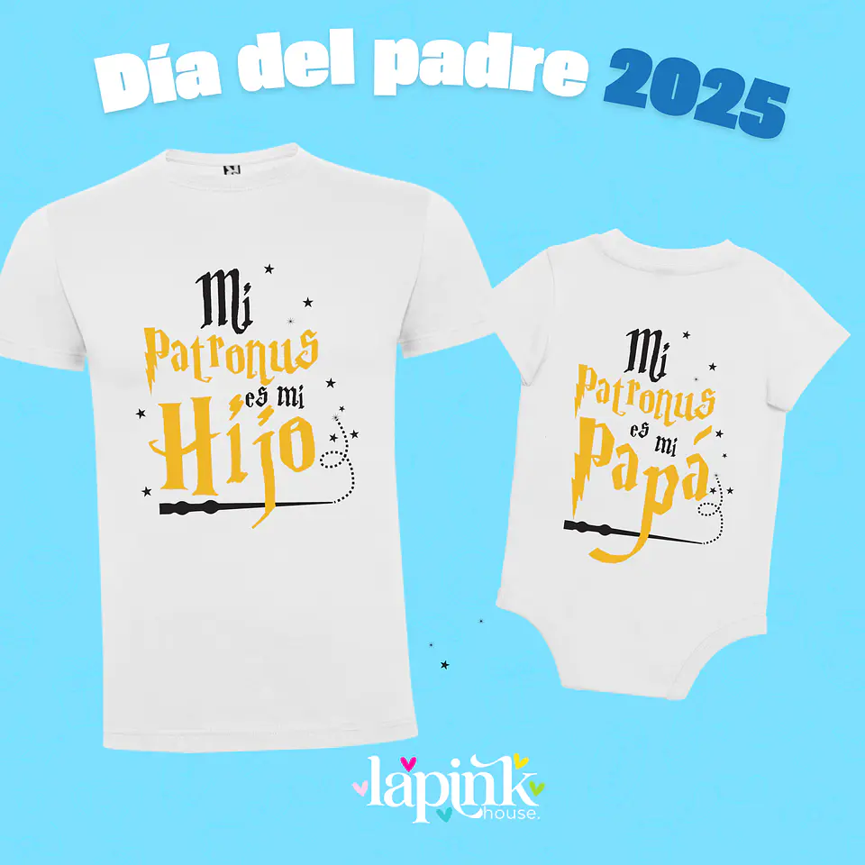 Poleras Dia del Padre Duo Papa e Hijo/a 4