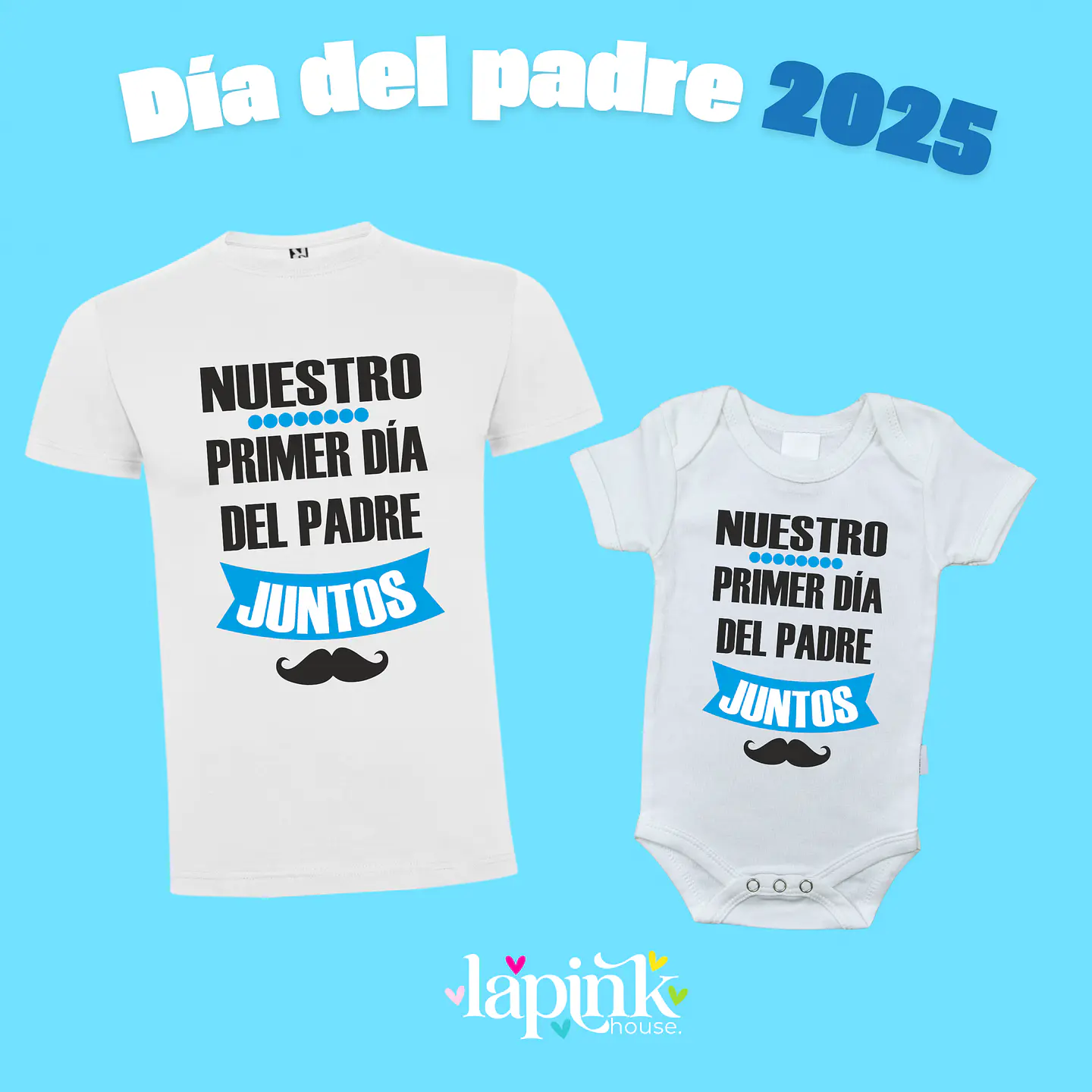 Poleras Dia del Padre Duo Papa e Hijo/a 11