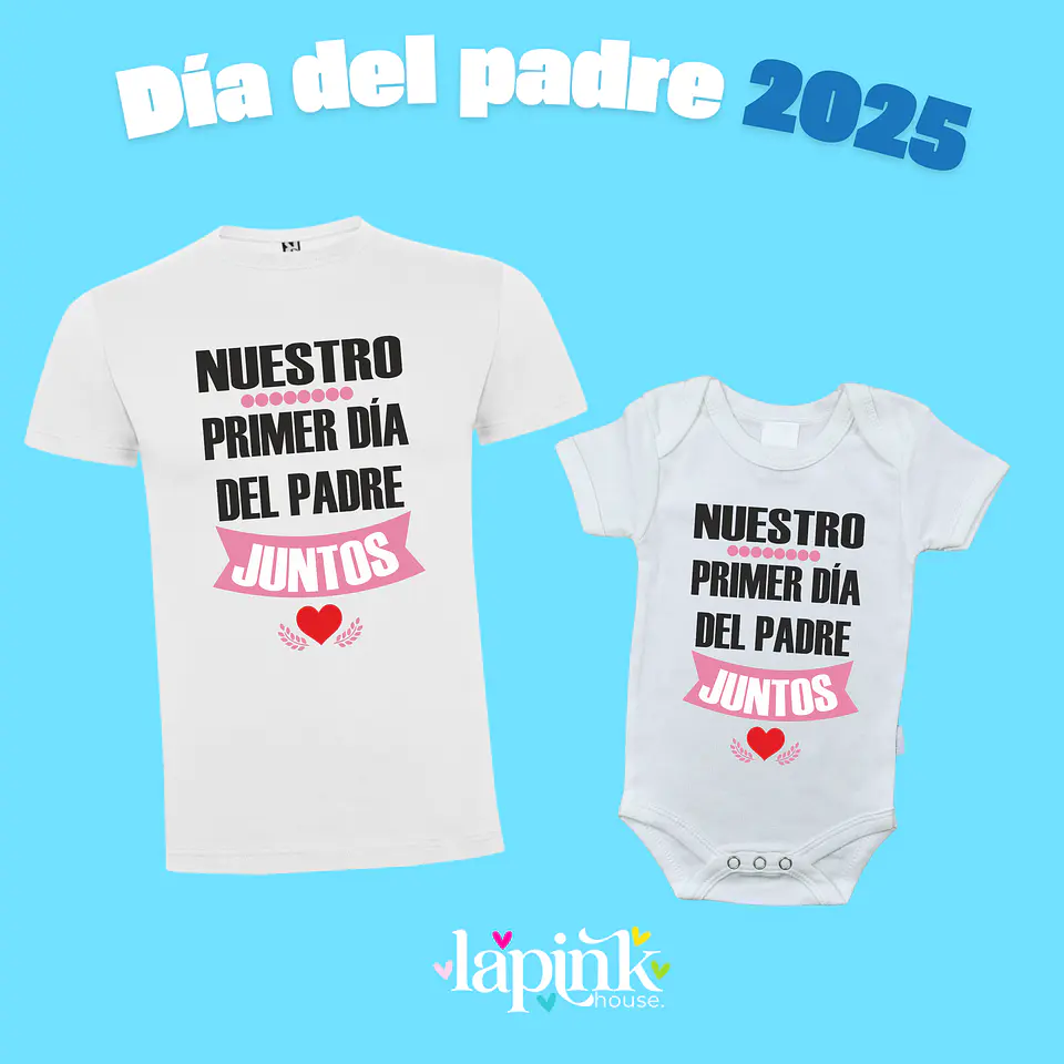 Poleras Dia del Padre Duo Papa e Hijo/a 12
