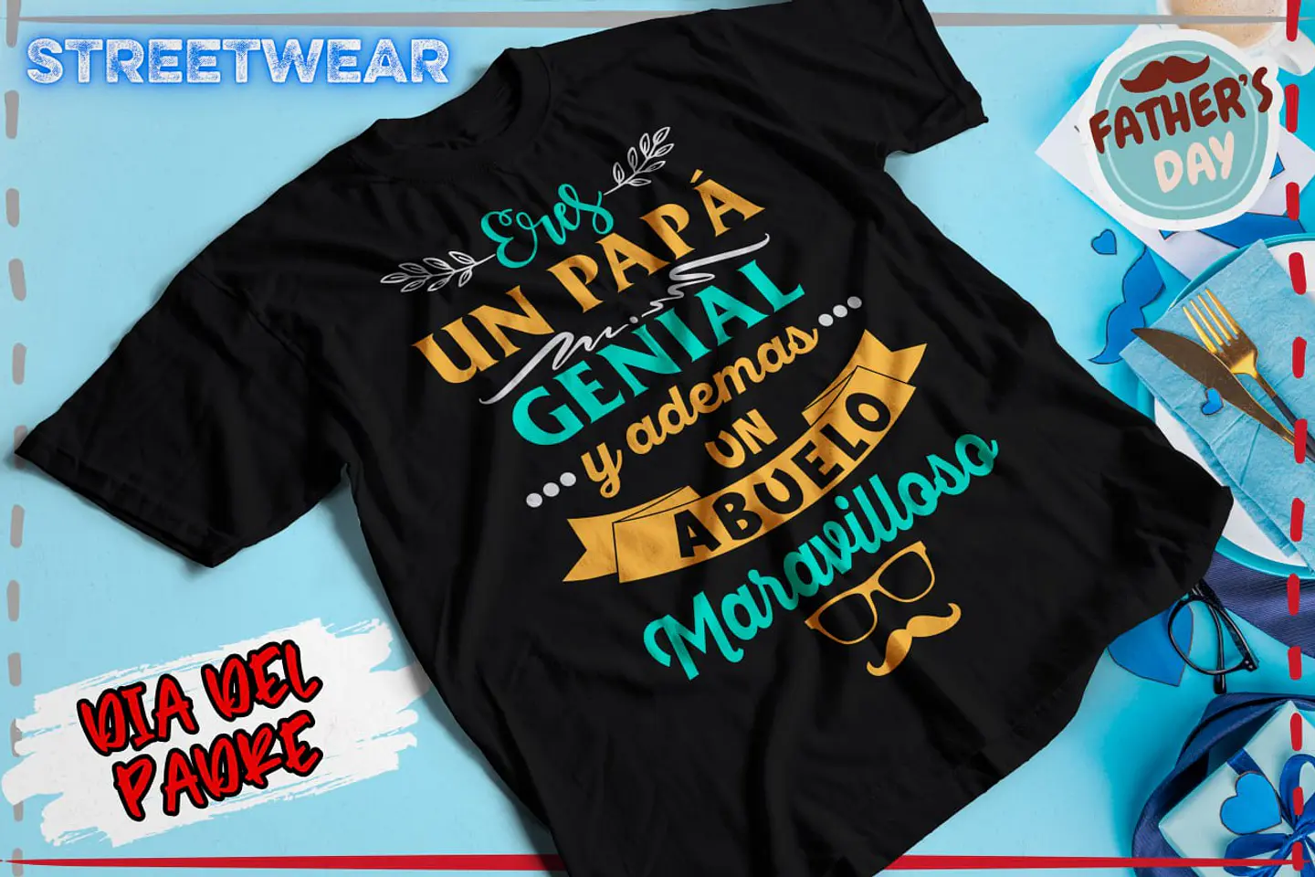 Poleras Dia del Padre Diseños Varios 16