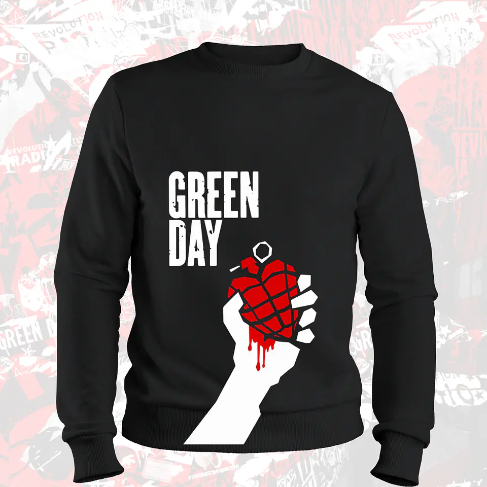 Polera Poleron Green Day  14