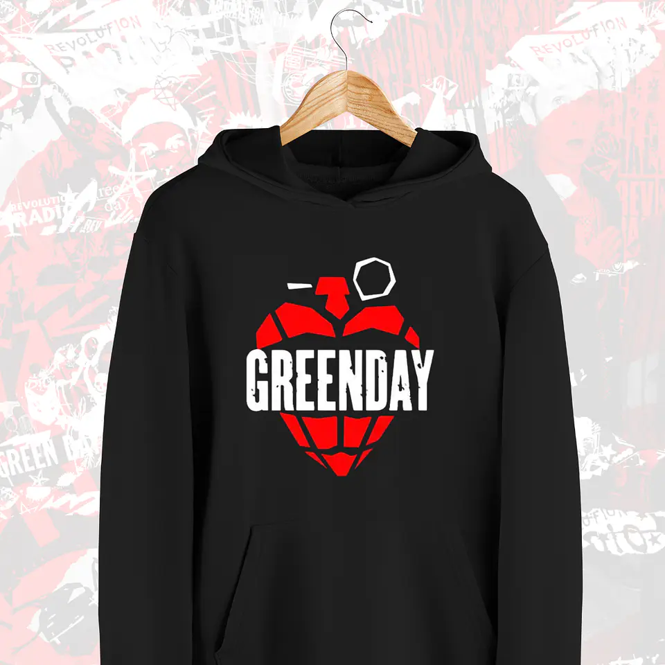 Polera Poleron Green Day  15