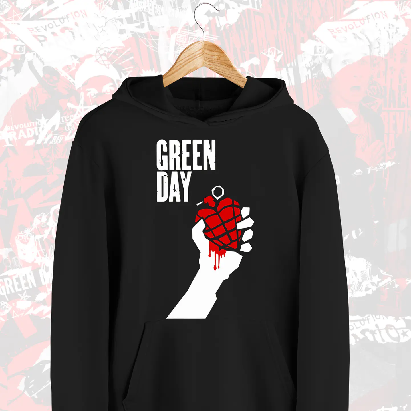 Polera Poleron Green Day  22