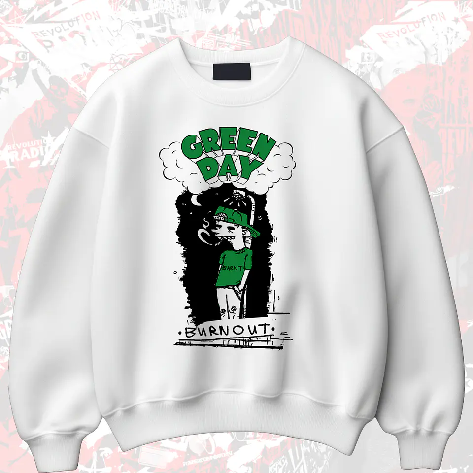 Polera Poleron Green Day  32