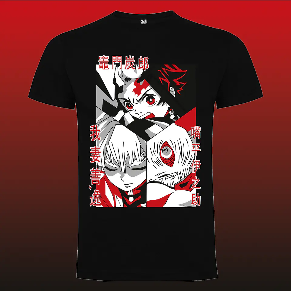 Polera algodon Demon Slayer - ¡Lleva tu personaje favorito contigo! 3