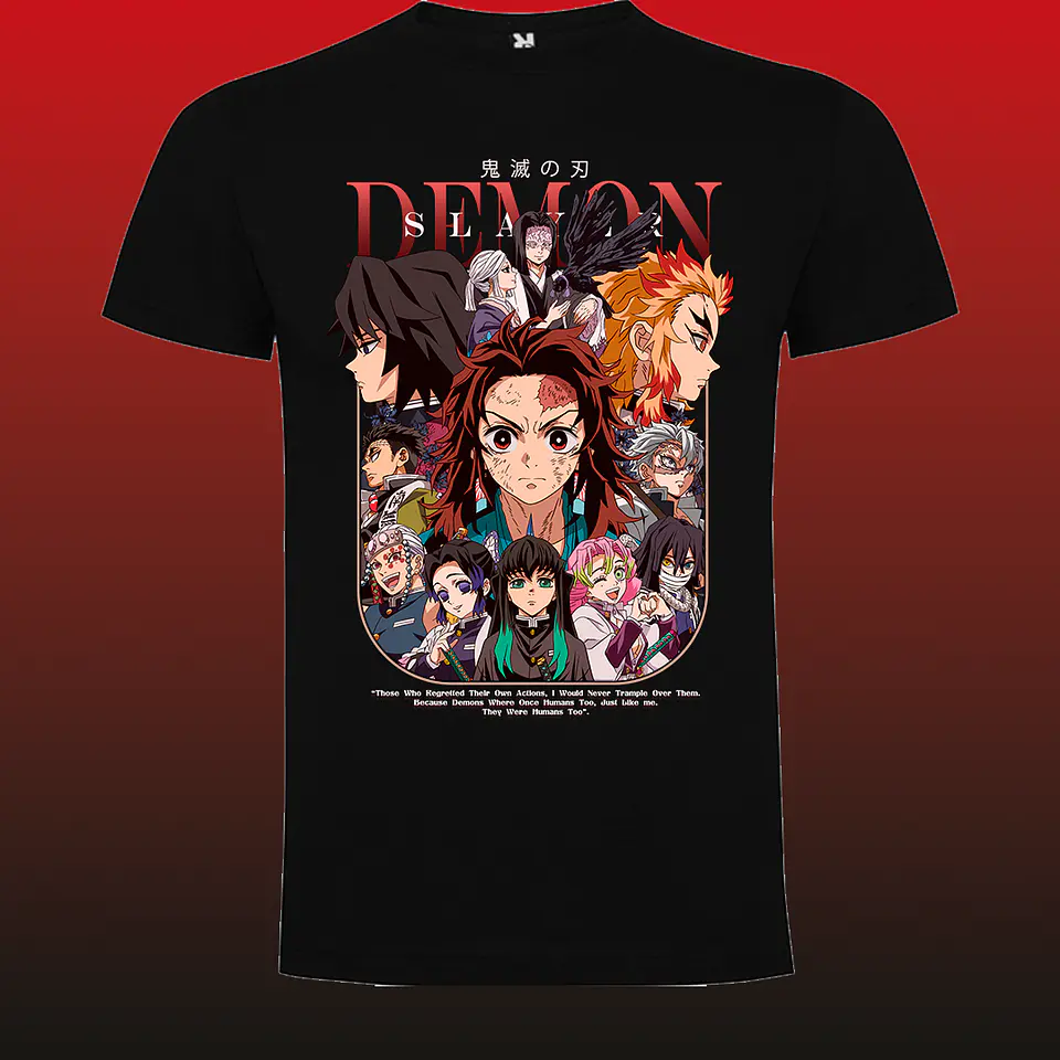 Polera algodon Demon Slayer - ¡Lleva tu personaje favorito contigo! 5