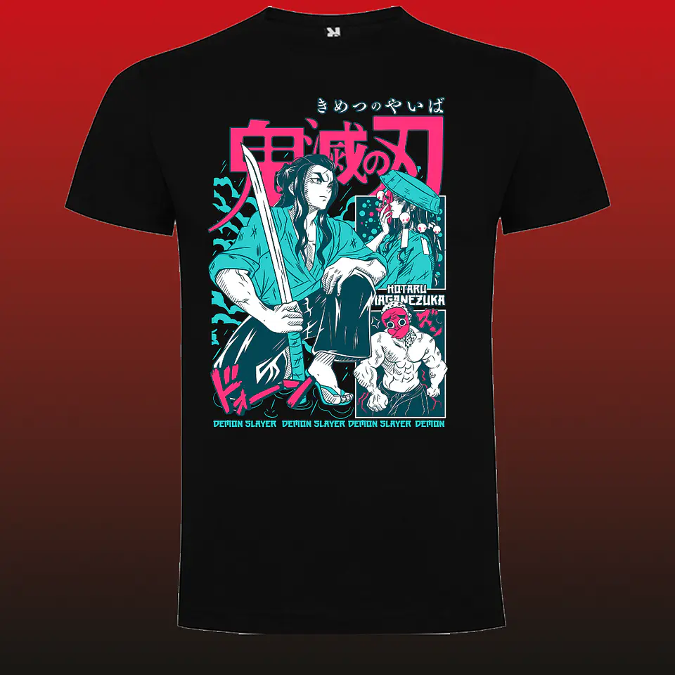 Polera algodon Demon Slayer - ¡Lleva tu personaje favorito contigo! 7