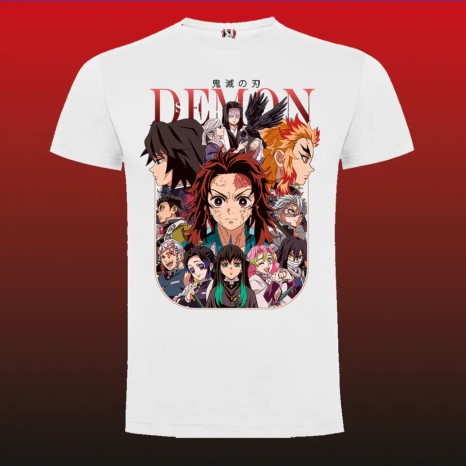 Polera algodon Demon Slayer - ¡Lleva tu personaje favorito contigo! 12