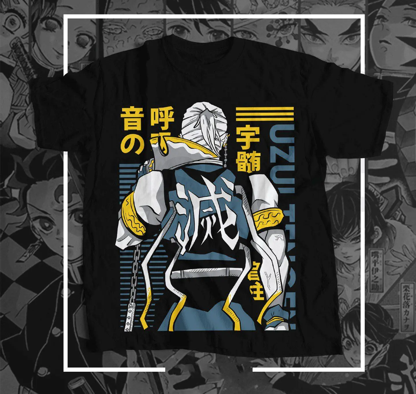 Poleras demon slayer ¡Pilares cazadores demonios!  6