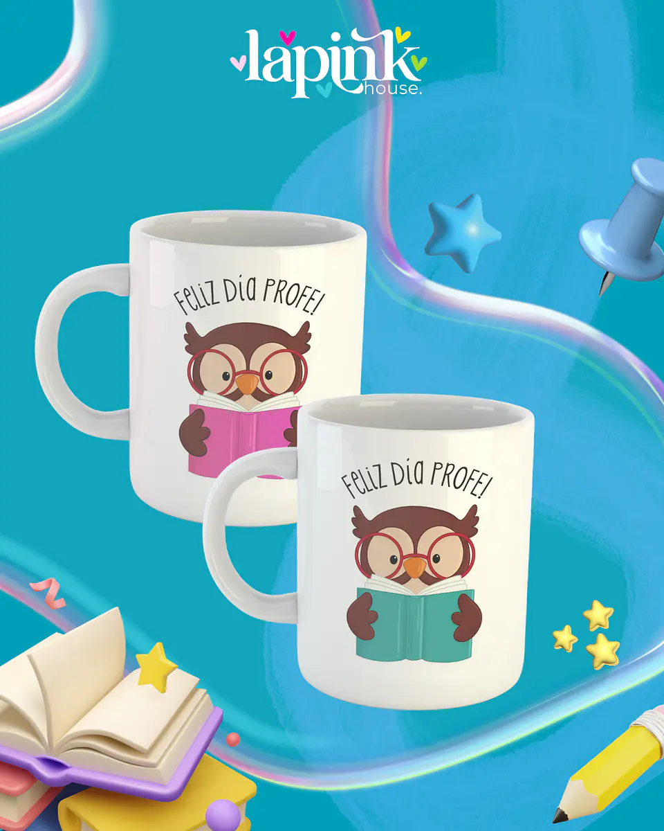 Tazon Mug Personalizado Dia del Maestro Maestra Profesor  6