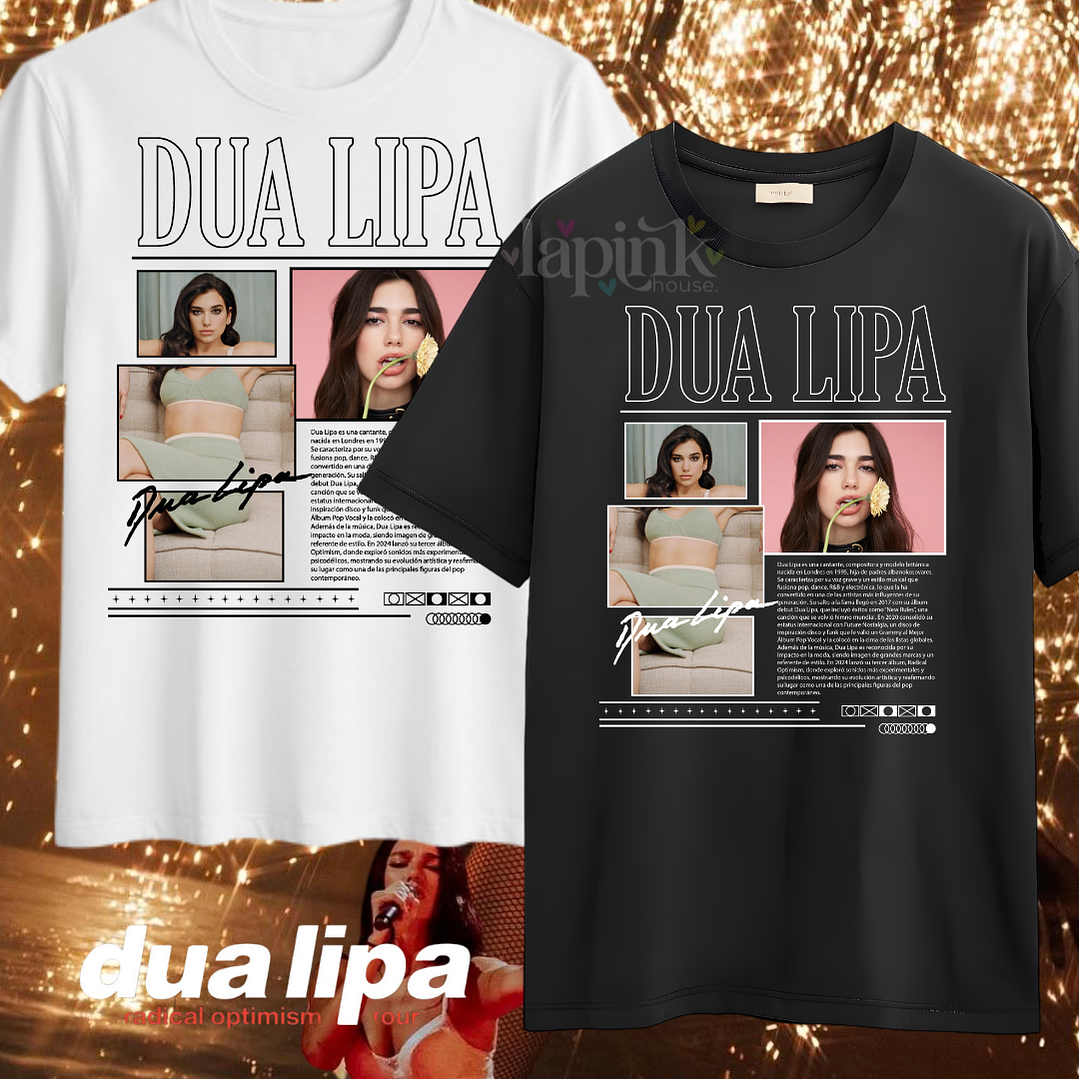 Poleras Dua Lipa Radical Optimimism Tour 2025 4