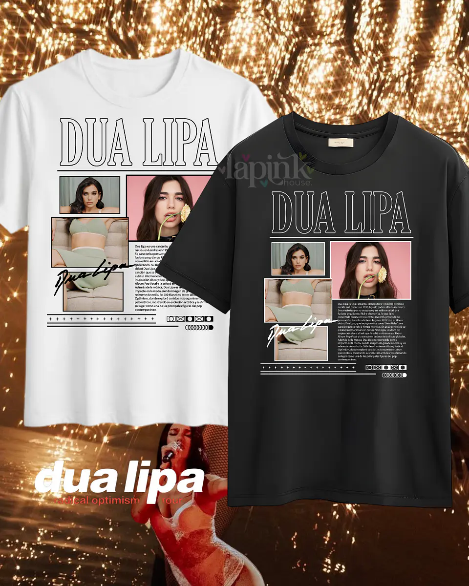 Poleras Dua Lipa Radical Optimimism Tour 2025 4