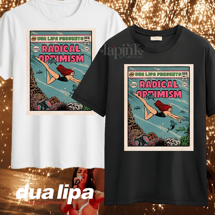 Poleras Dua Lipa Radical Optimimism Tour 2025 5