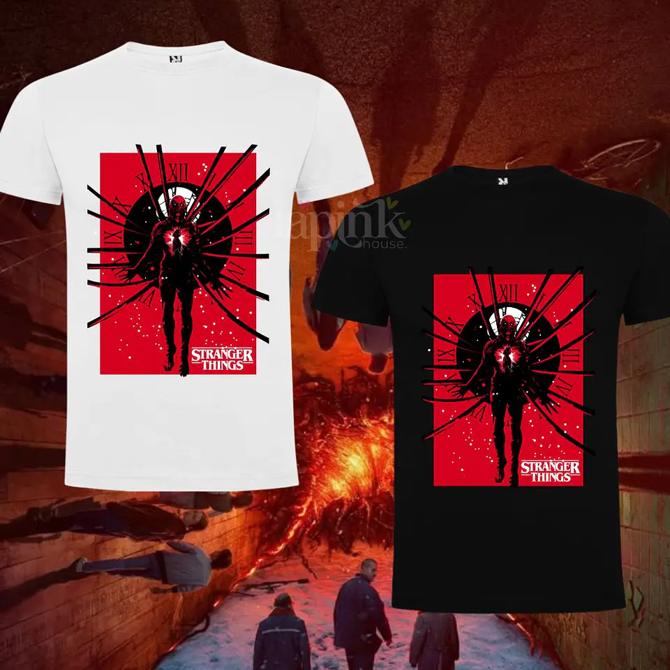 Sumérgete en el Mundo Upside Down con Nuestras Poleras de Stranger Things 4