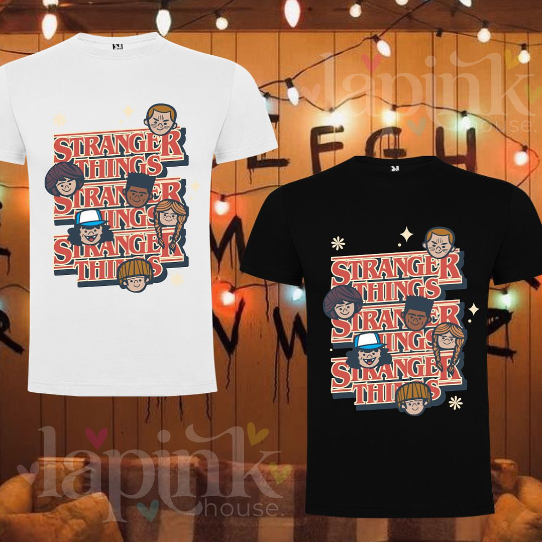 Sumérgete en el Mundo Upside Down con Nuestras Poleras de Stranger Things 7
