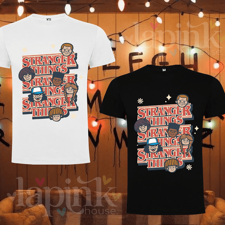Sumérgete en el Mundo Upside Down con Nuestras Poleras de Stranger Things 7