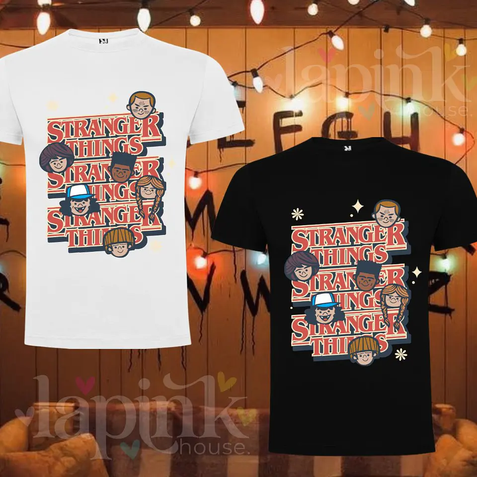 Sumérgete en el Mundo Upside Down con Nuestras Poleras de Stranger Things 7
